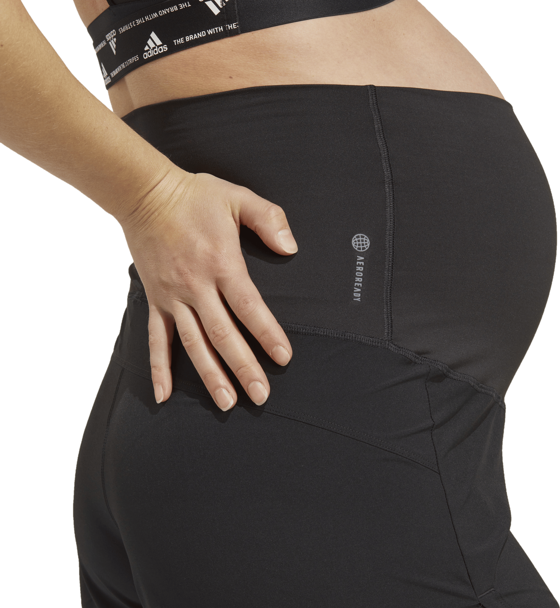 Pacer AEROREADY Train Essentials Woven Shorts (Maternity) Black - Bild 4