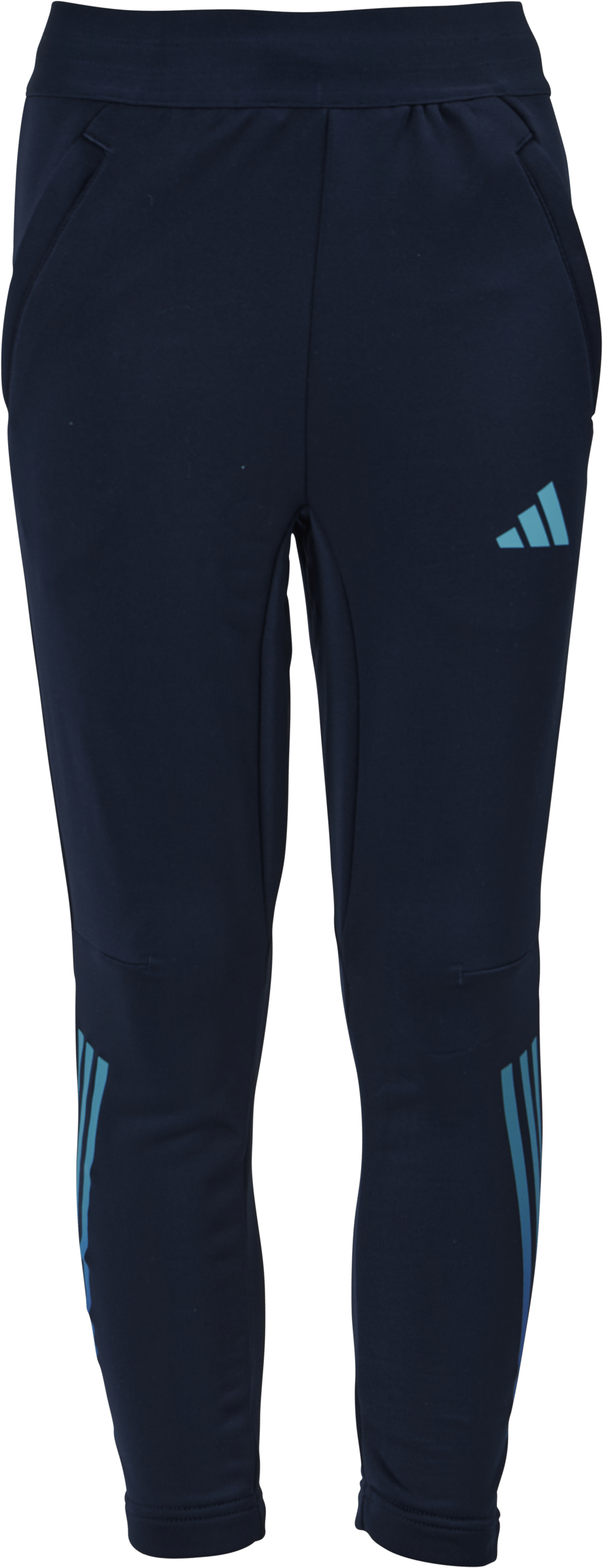 Train Icons AEROREADY 3-Stripes Knit Joggers Legend Ink, Unisex, Apparels, Pants, Workout, Blue, 116