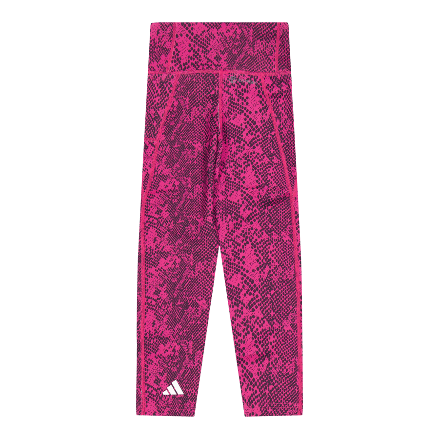 AEROREADY Animal-Print Optime 7/8 High-Rise Pocket Leggings Selufu/Carbon/White - Bild 2