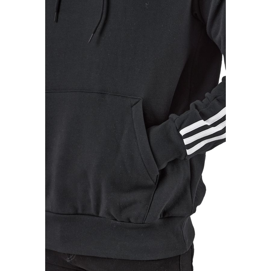 Essentials French Terry 3-Stripes Hoodie Black - Bild 5