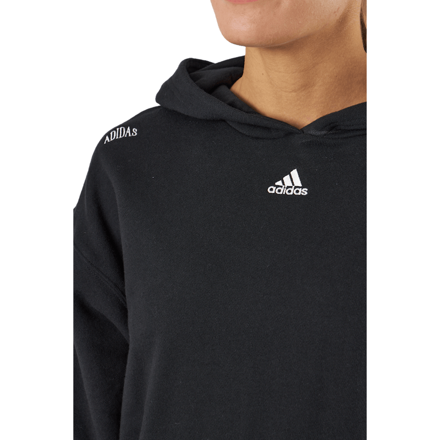 Relaxed Hoodie with Healing Crystals-Inspired Graphics Black - Bild 4