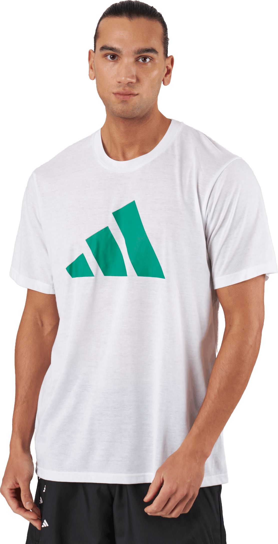 Train Essentials Feelready Logo Training T-Shirt White, Male, Odevy, Tričko, Posilovať, Biely, XXL