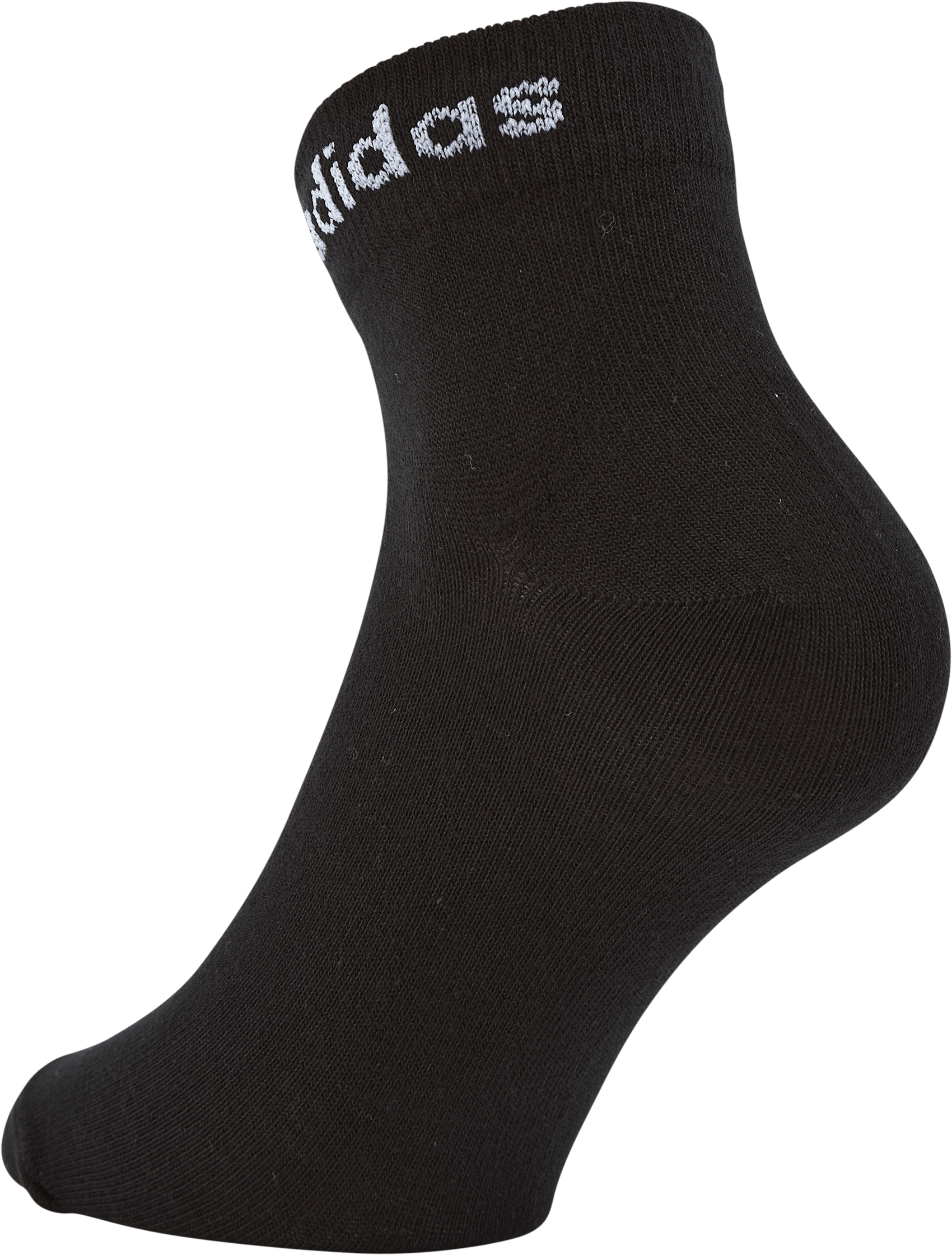 Think Linear Ankle Socks 3 Pairs Black / White - Bild 2
