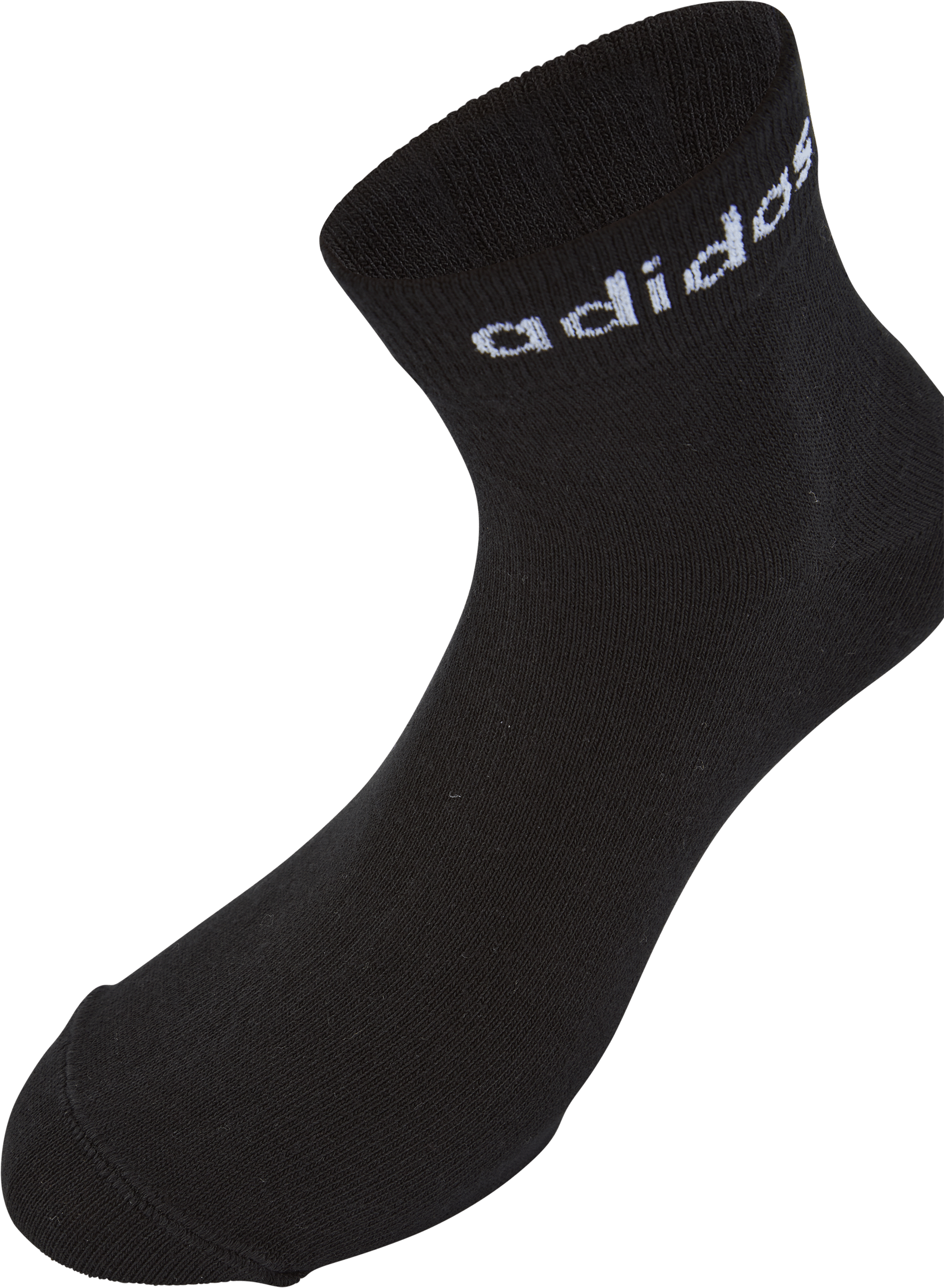Think Linear Ankle Socks 3 Pairs Black / White - Bild 3