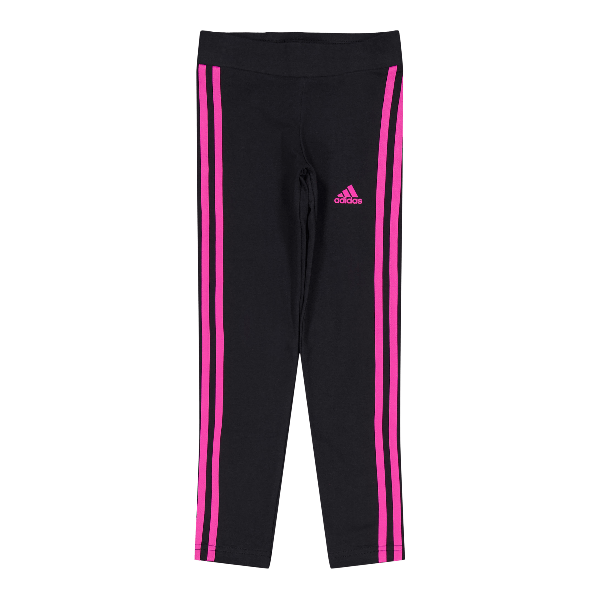 Essentials 3-Stripes Cotton Leggings Black, Unisex, Ropa, Leggings, 140