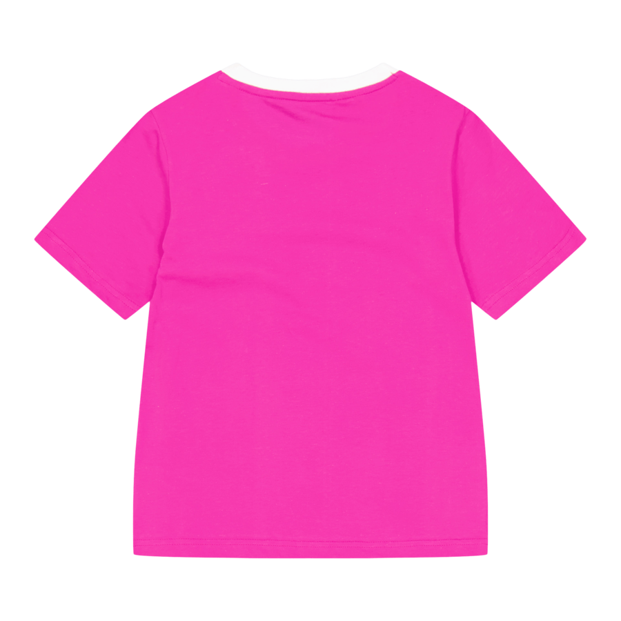 Essentials 3-Stripes Cotton Loose Fit Boyfriend T-Shirt Selufu/White - Bild 3