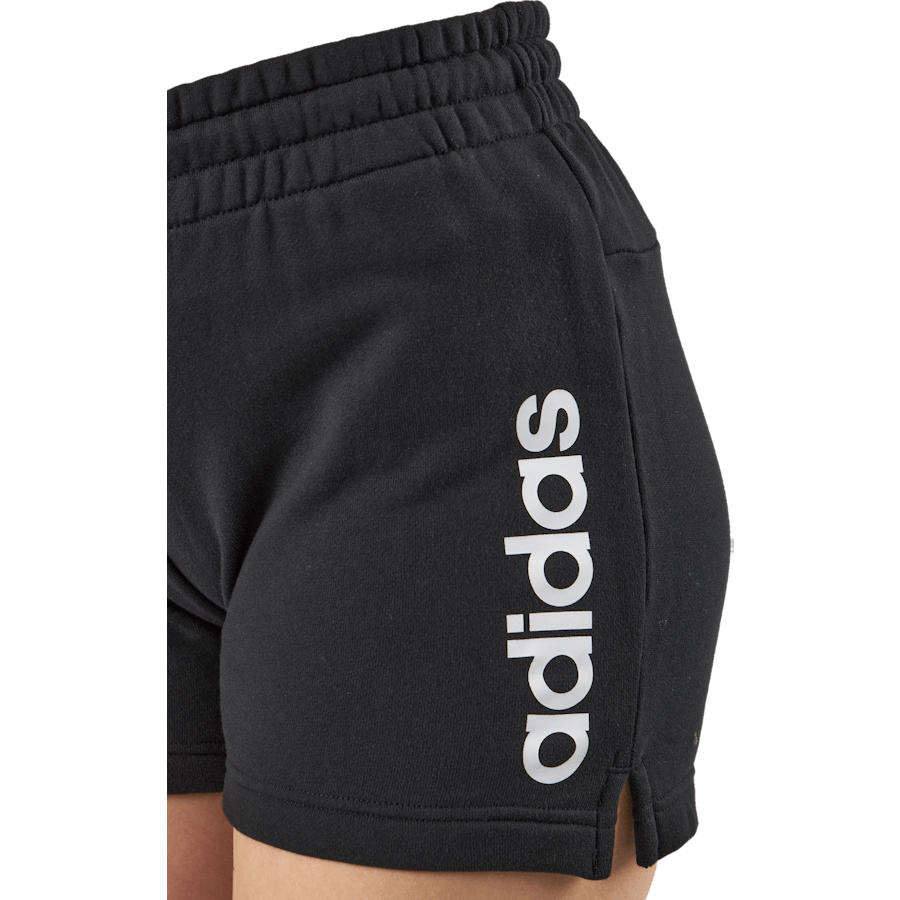 Essentials Linear French Terry Shorts Black / White - Bild 4