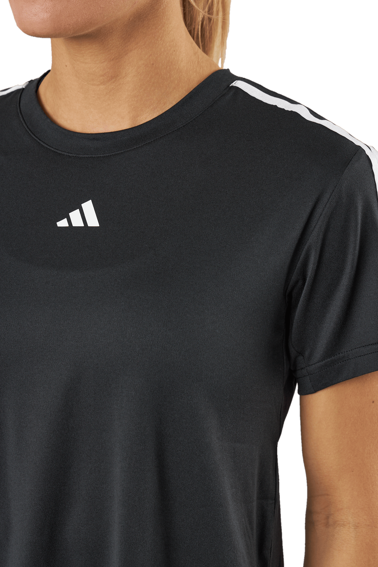 AEROREADY Train Essentials 3-Stripes T-Shirt Black - Bild 4