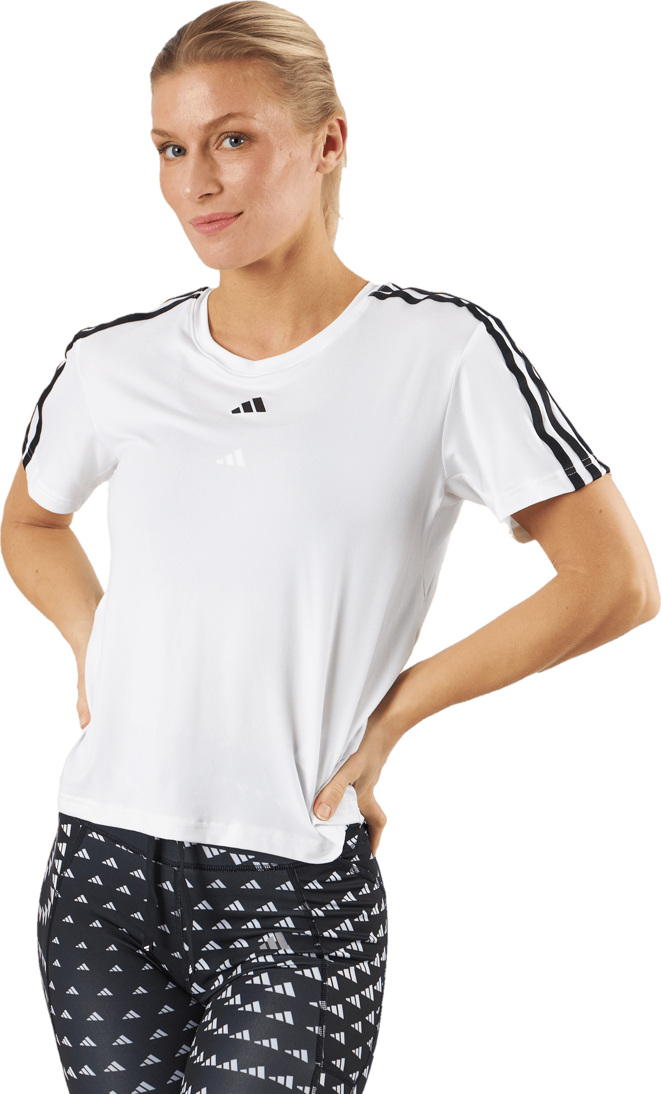 AEROREADY Train Essentials 3-Stripes T-Shirt White