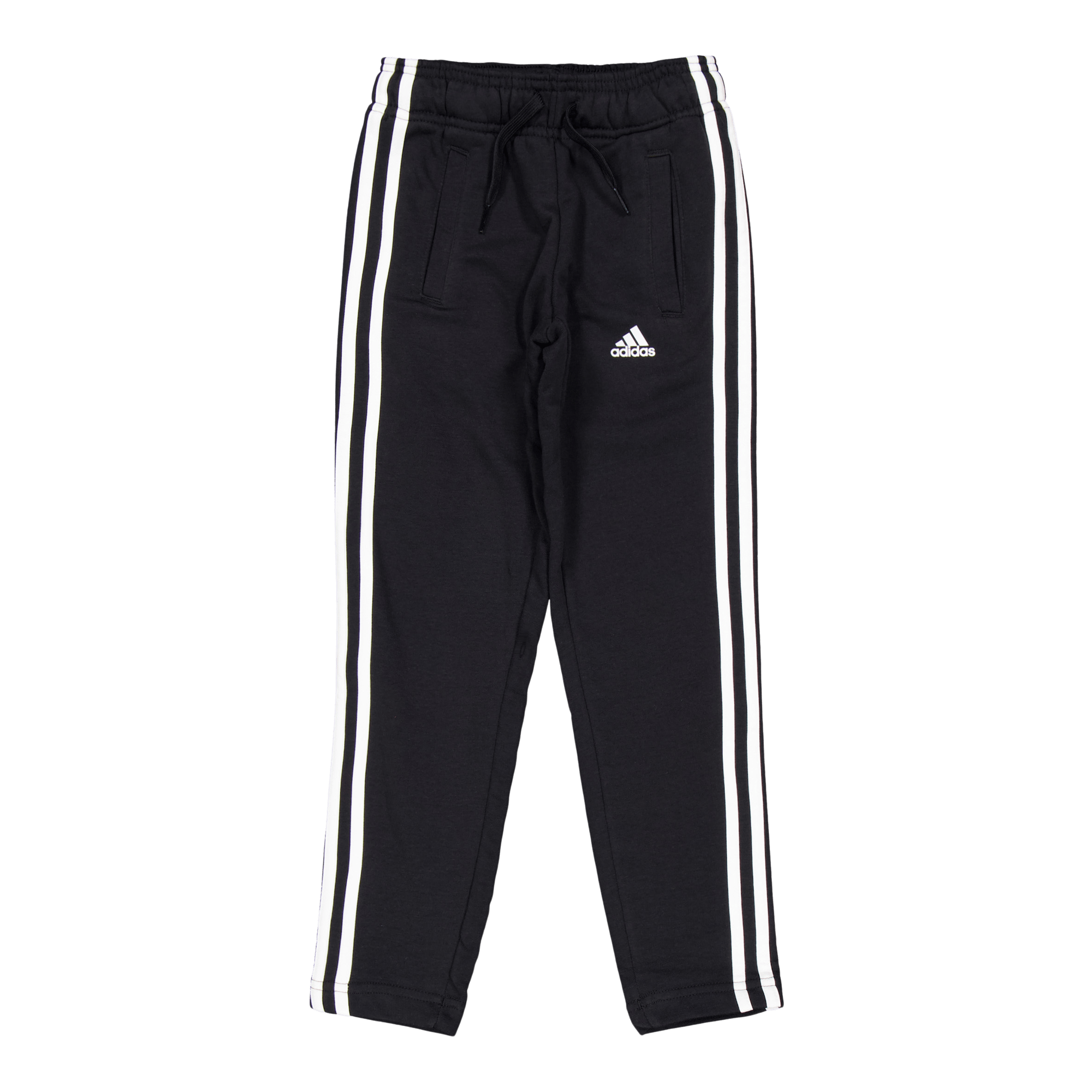Essentials 3-Stripes Joggers Black, Unisex, Apparels, Pants, Black, 164