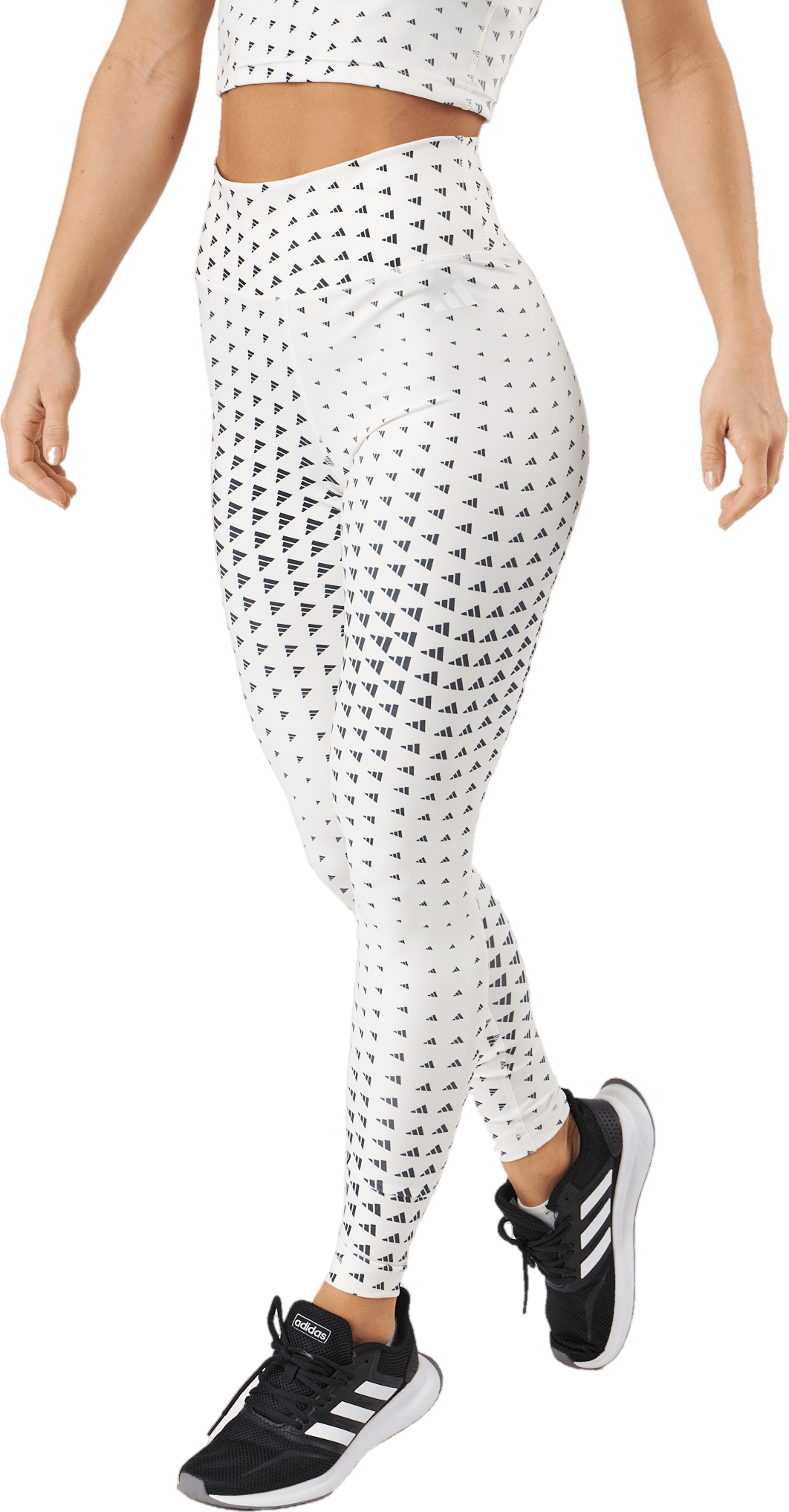 Train Essentials Brand Love High-Waisted Full-Length Leggings Black - Bild 2