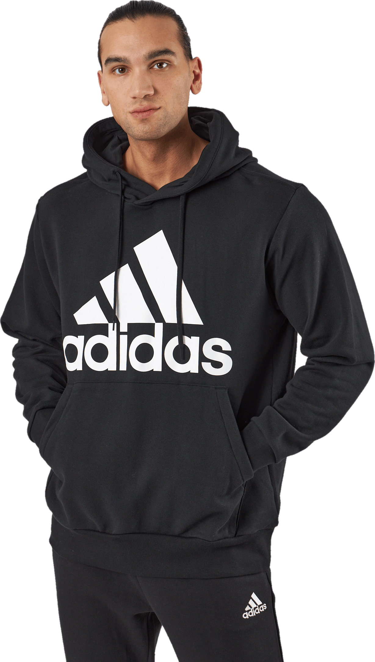 Essentials French Terry Big Logo Hoodie Black - Bild 2