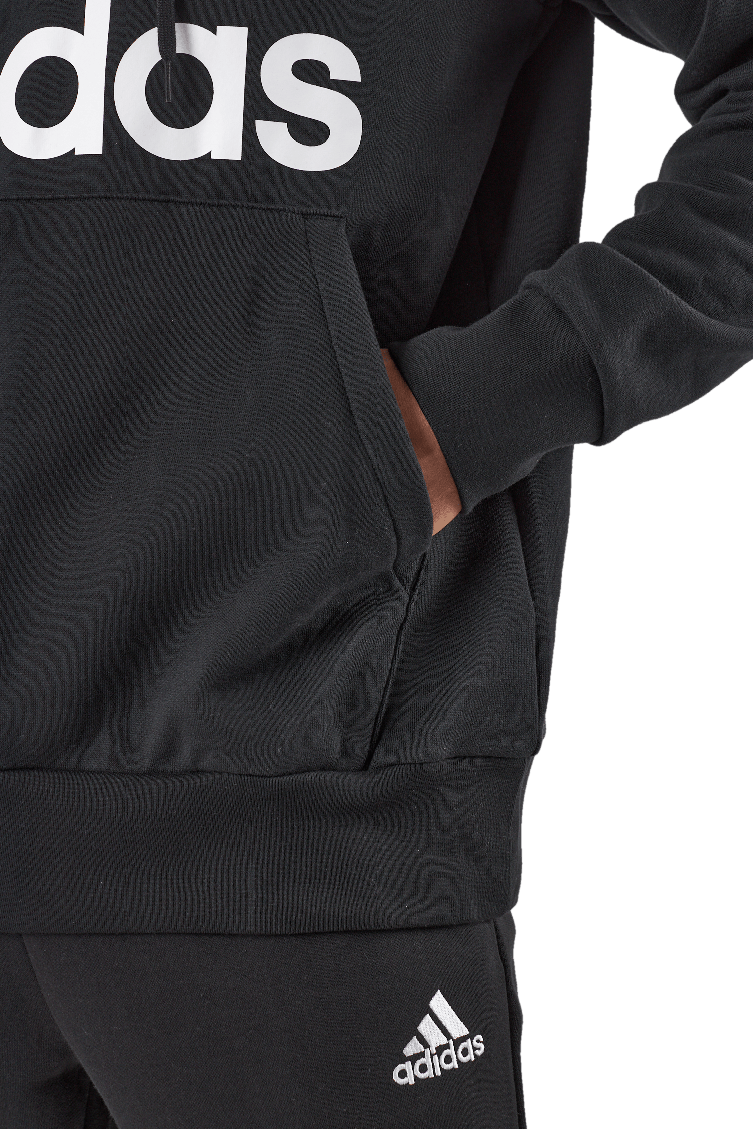 Essentials French Terry Big Logo Hoodie Black - Bild 5
