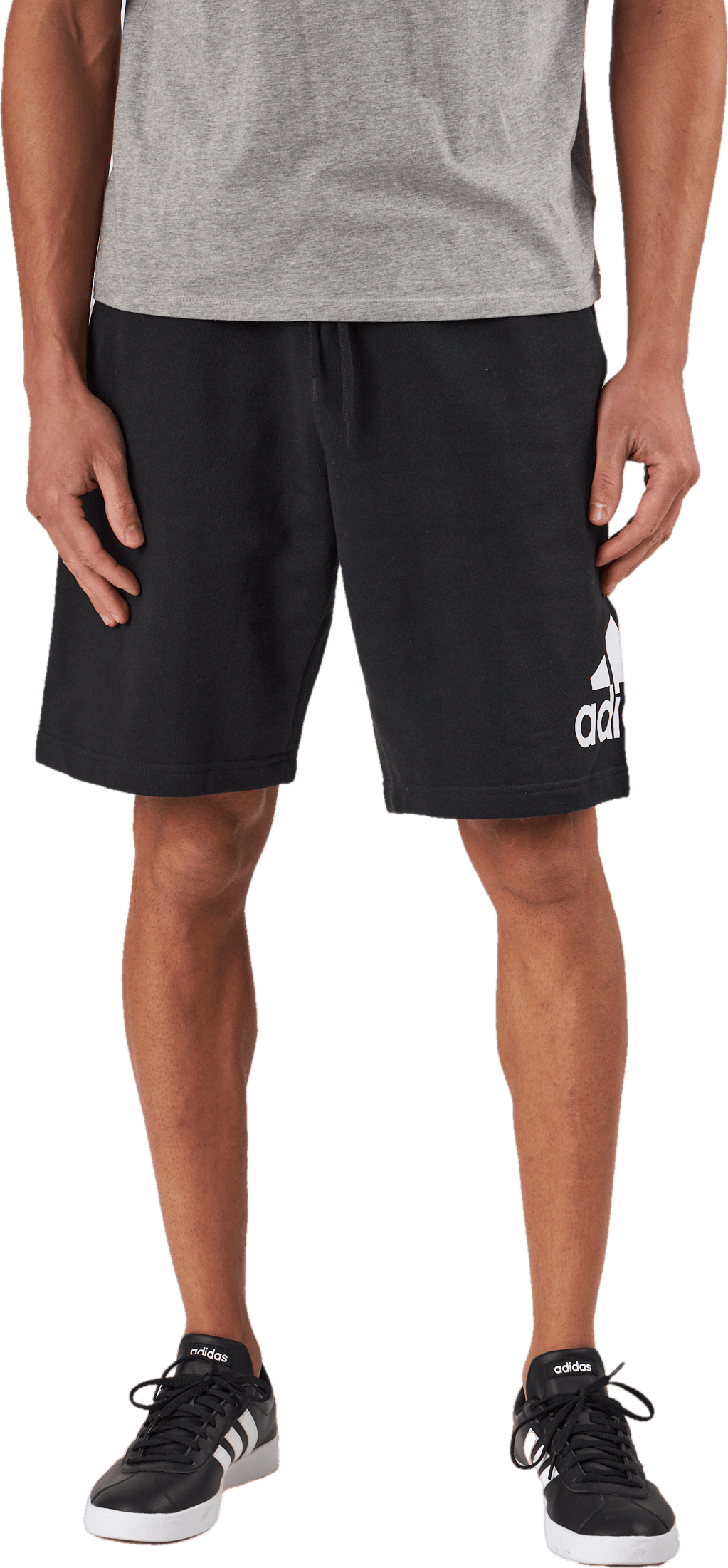 Essentials Big Logo French Terry Shorts Black, Male, Abbigliamento, Pantaloncini, Nero, XXL