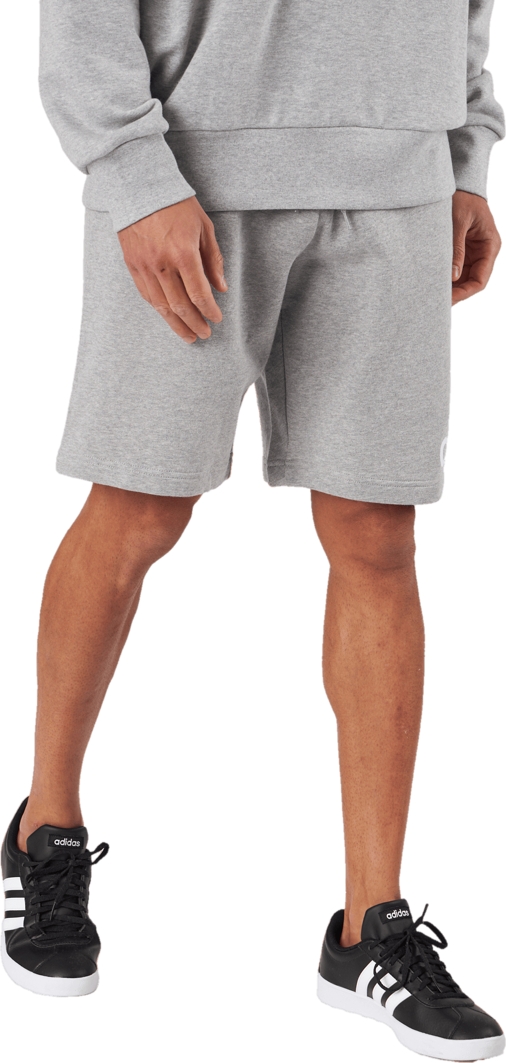 Essentials Big Logo French Terry Shorts Medium Grey Heather - Bild 2
