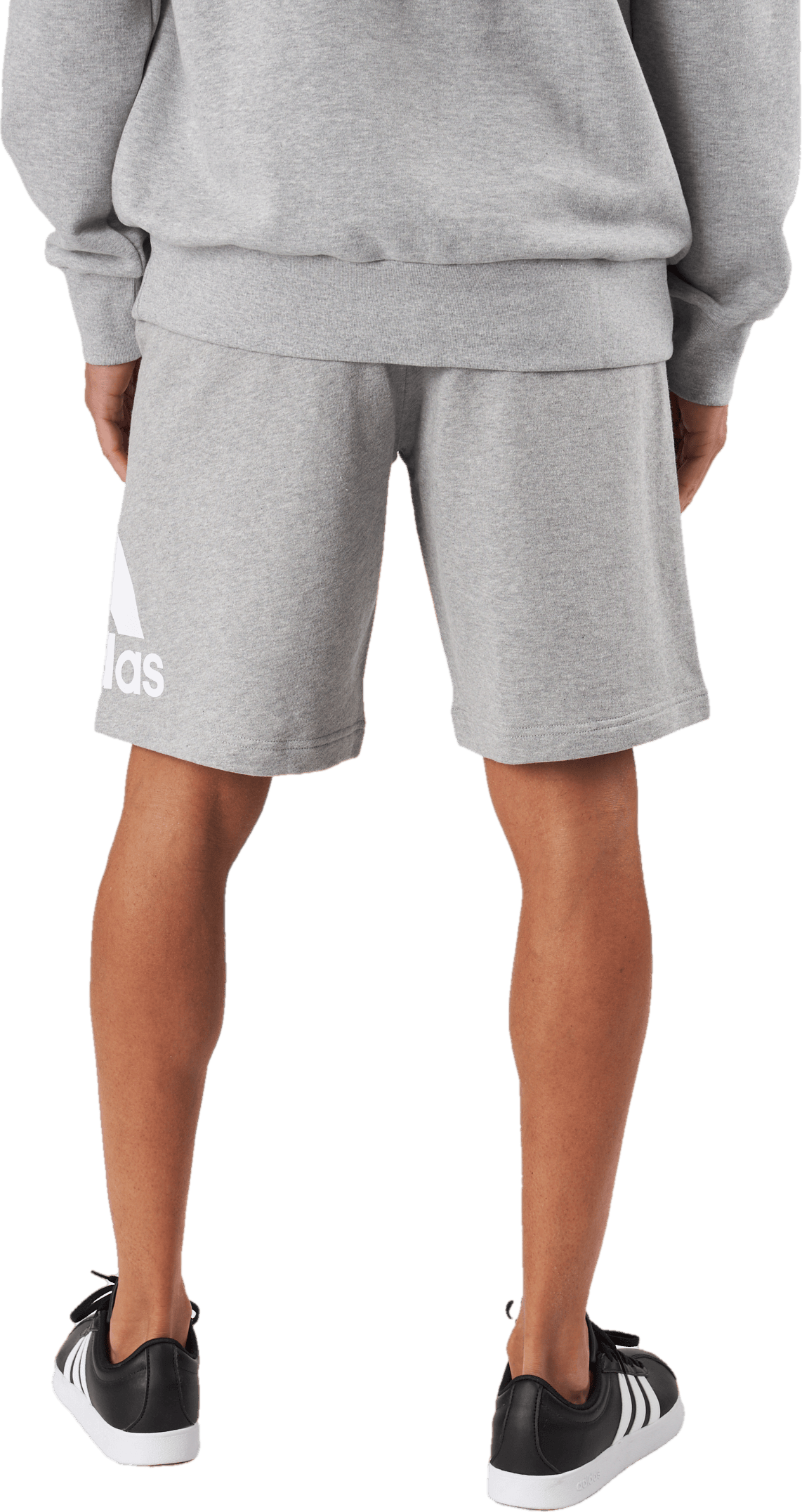 Essentials Big Logo French Terry Shorts Medium Grey Heather - Bild 4