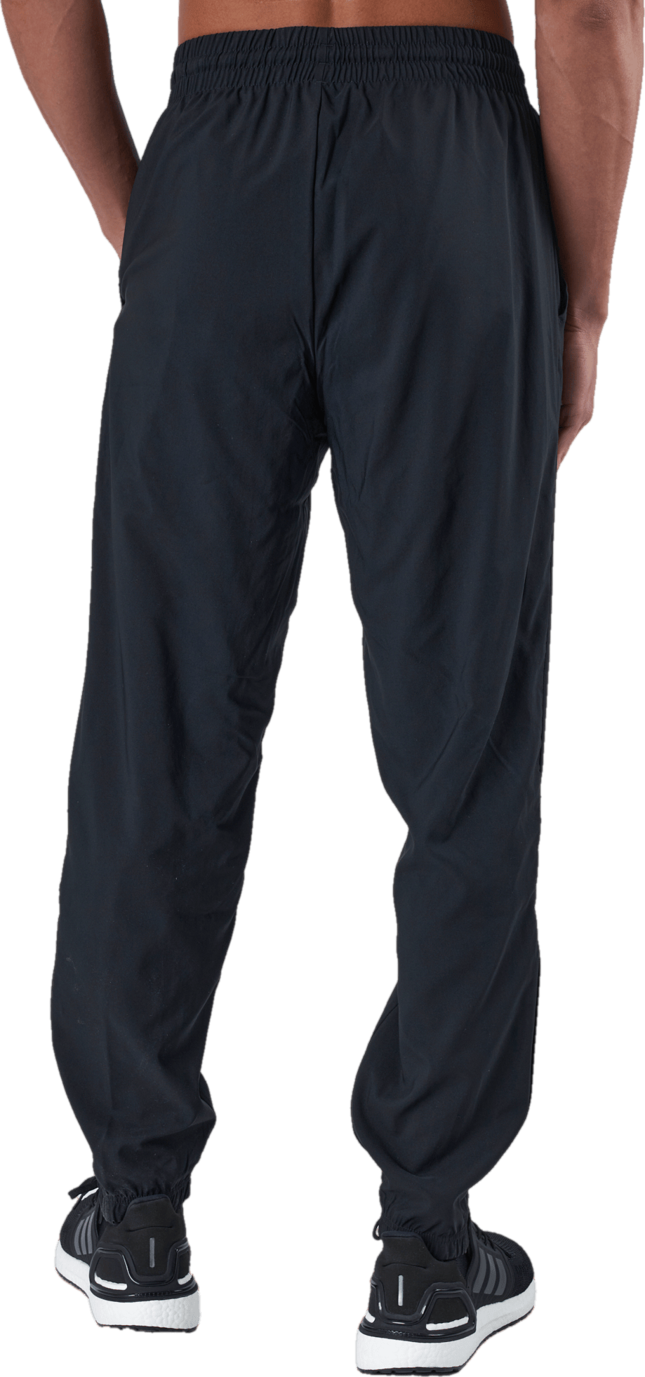 AEROREADY Essentials Stanford Elastic Cuff Small Logo Joggers Black - Bild 3