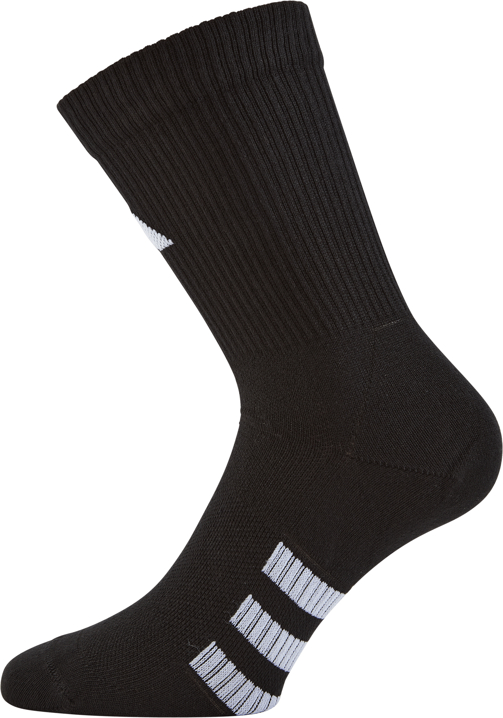 Performance Light Crew Socks 3 Pairs Black, Unisex, Odevy, Ponožky, Posilovať, Čierna, 40-42