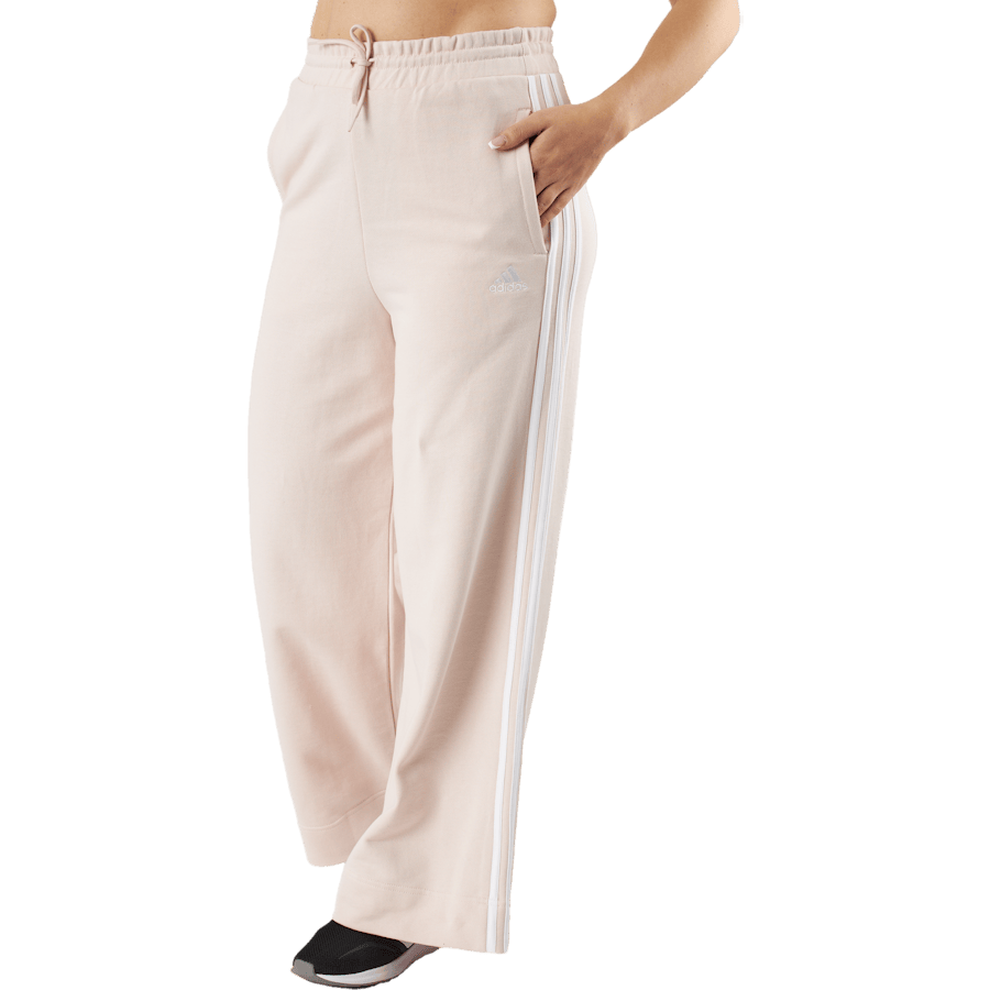 Essentials 3-Stripes French Terry Wide Joggers Wonqua/White