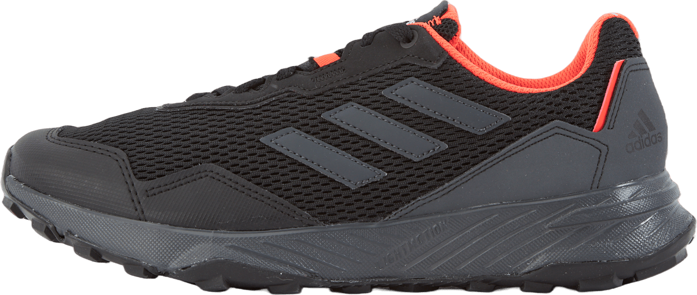 Tracefinder Trail Running Shoes Core Black / Grey Six / Solar Red, Male, Scarpe, Scarpe da corsa, scarpe sportive, In esecuzione, Nero, EU 43 1/3