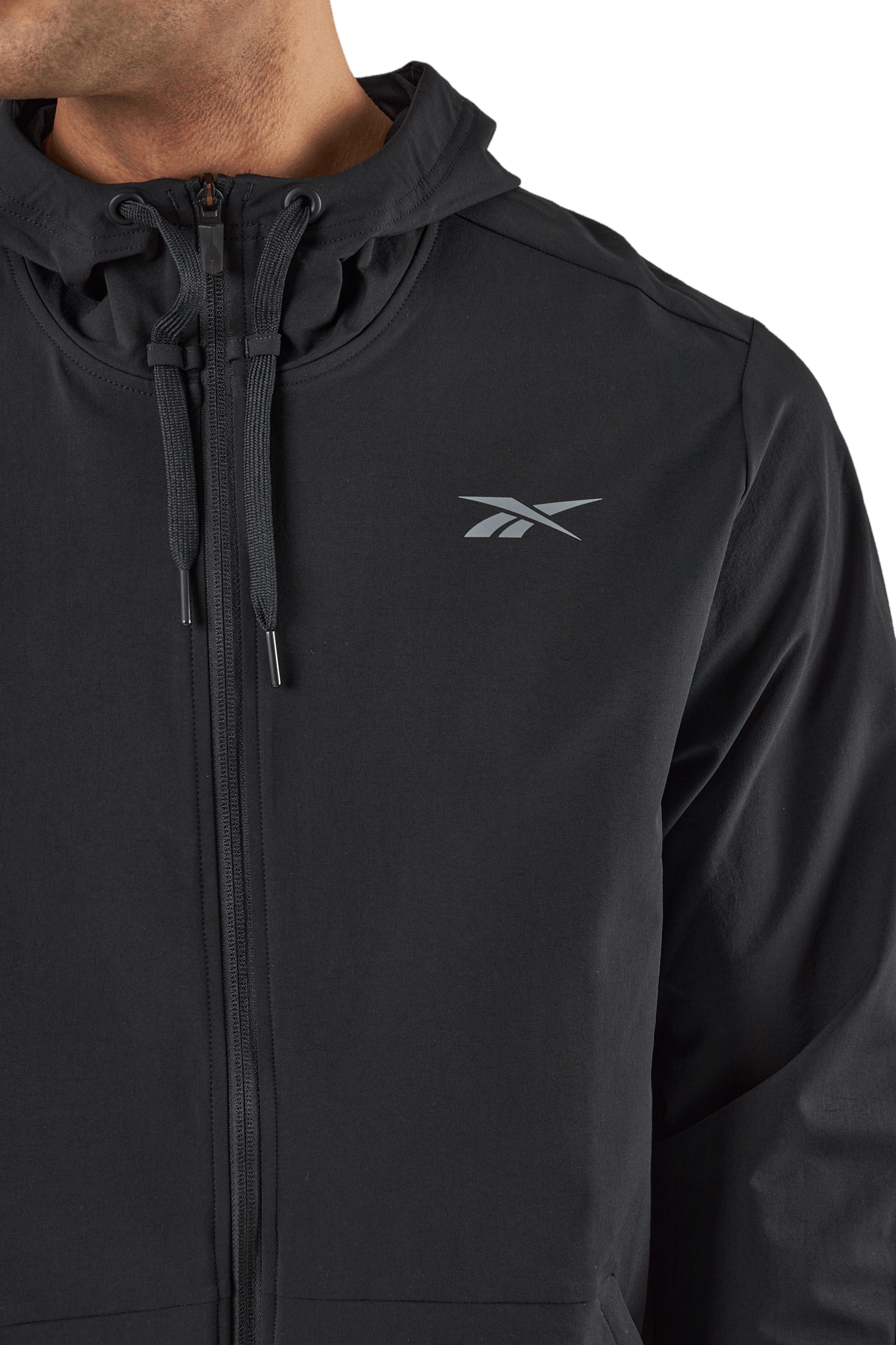 Performance Woven Zip-Up Jacket Black - Bild 4