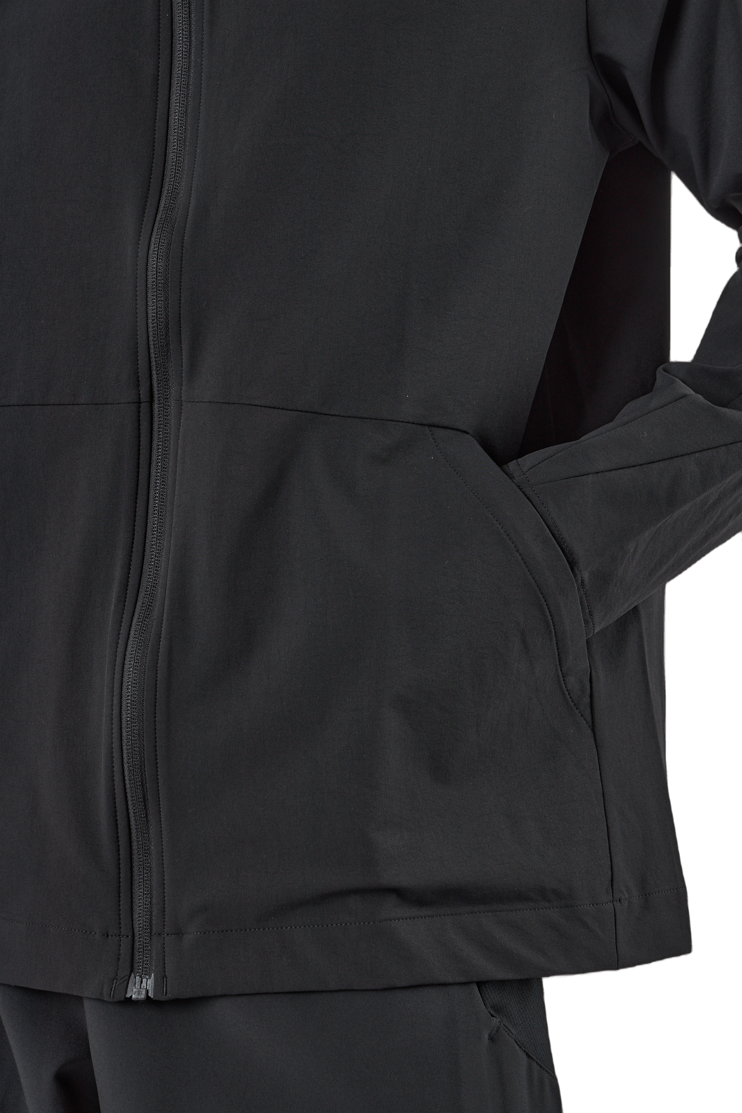 Performance Woven Zip-Up Jacket Black - Bild 5