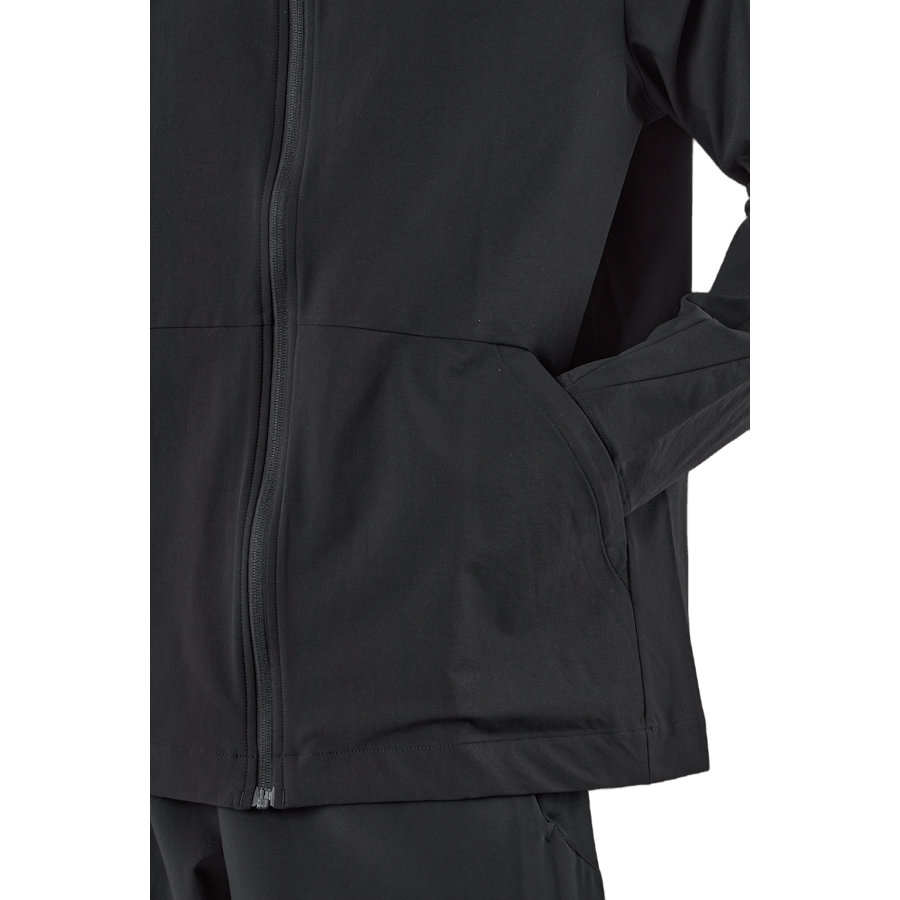 Performance Woven Zip-Up Jacket Black - Bild 5