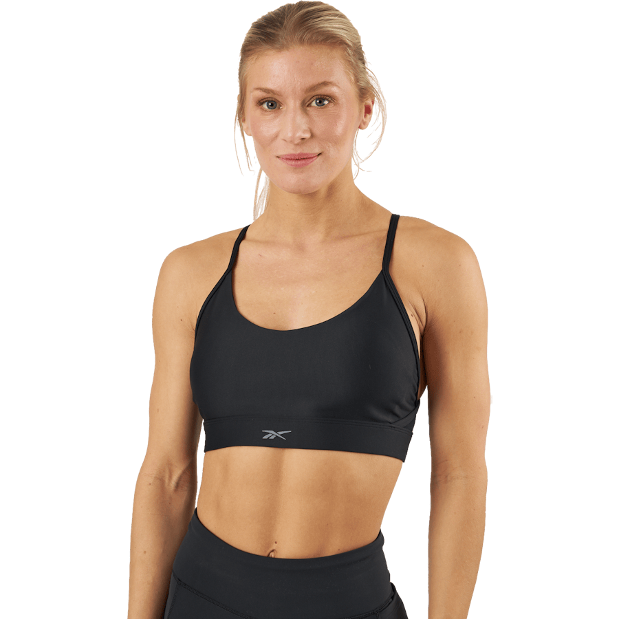 Reebok Lux Strappy Sports Bra Black