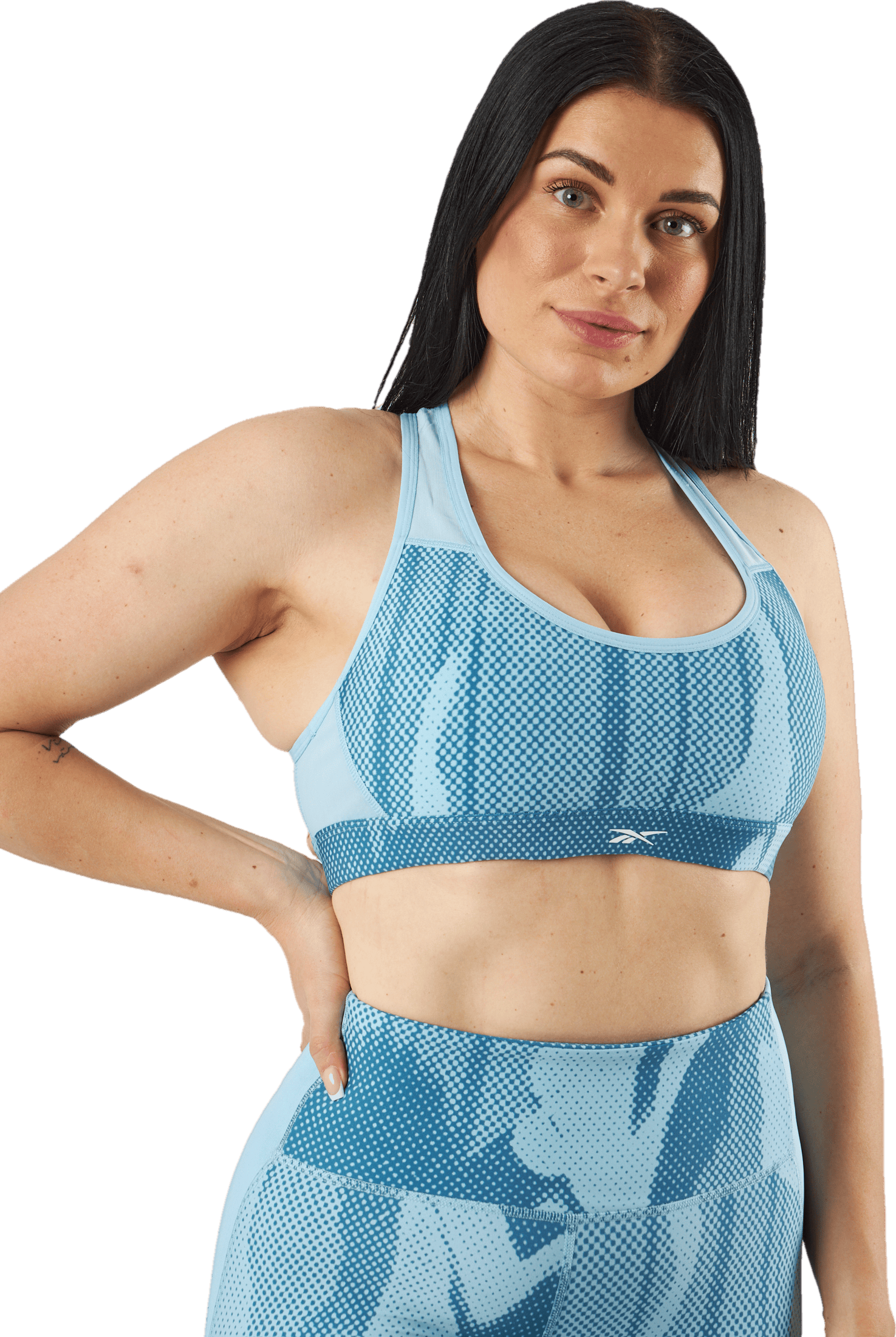 Lux Perform Allover Print Racer Bra Steblu - Bild 2