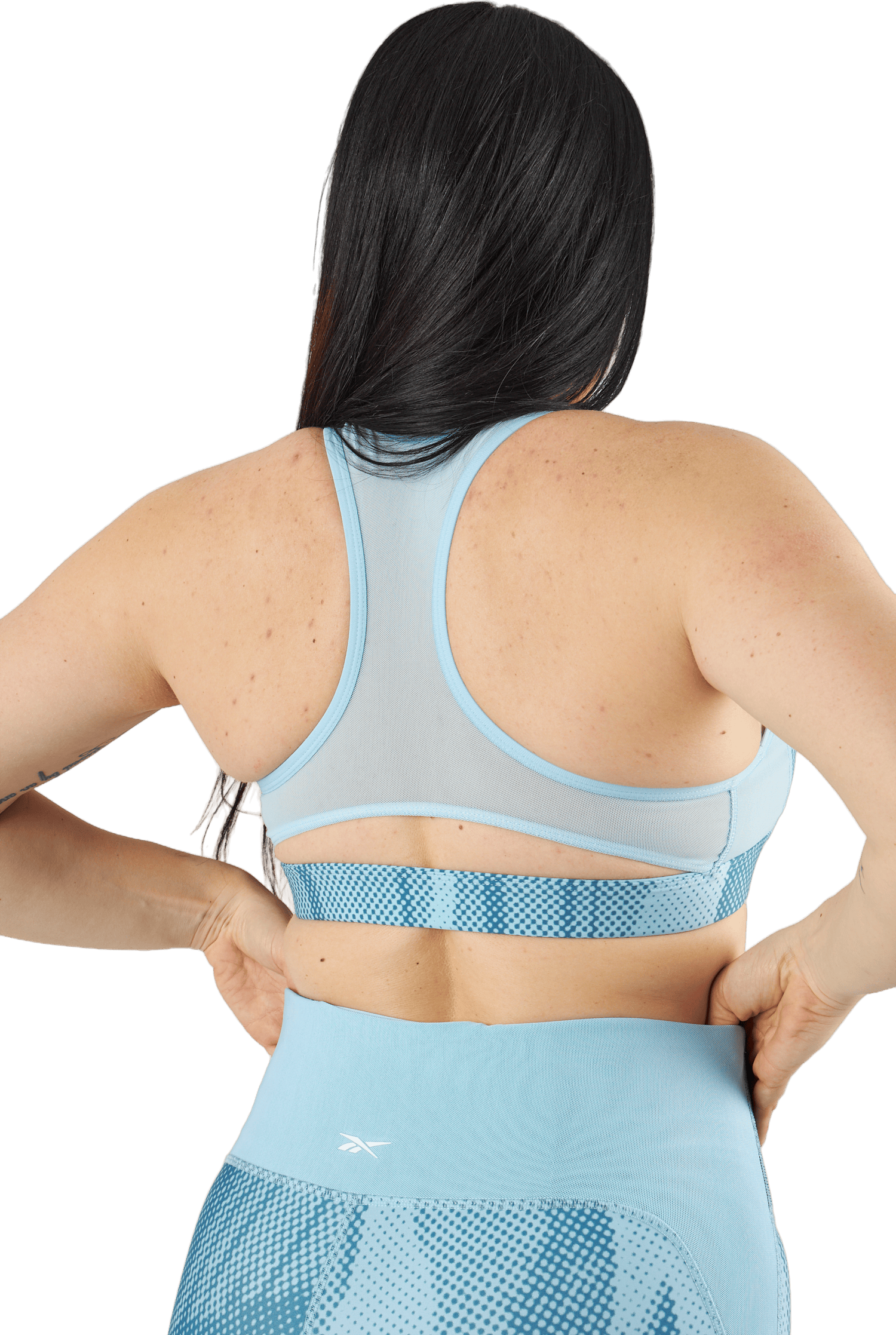 Lux Perform Allover Print Racer Bra Steblu - Bild 3