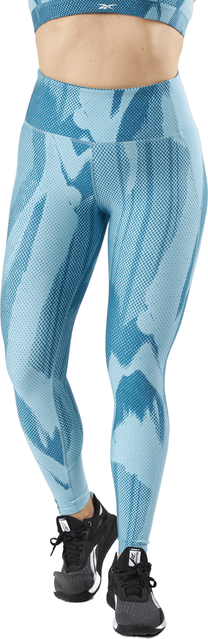 Lux Perform Leggings Steblu, Female, Abbigliamento, Leggings, Allenamento, Blu, XS