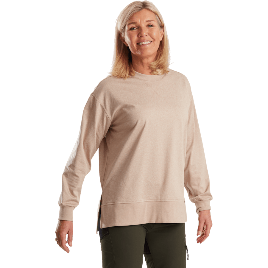 Rose Reco Sweatshirt Cream Beige