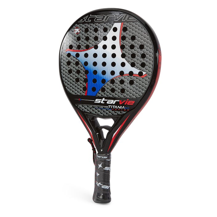 Titania Kepler Pro 2.0, Unisex, Utrustning, racketar, Padel, Svart, ONESIZE