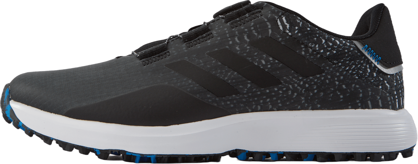 S2G BOA Wide Spikeless Golf Shoes Core Black / Core Black / Grey Six