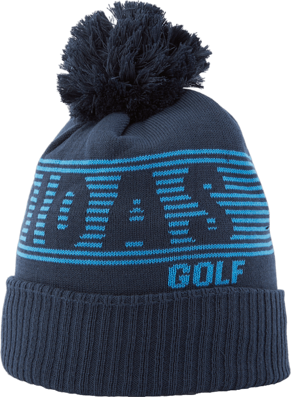 Pom Beanie Crenav, Unisex, Apparels, hats & caps, Golf, Blue, ONESIZE
