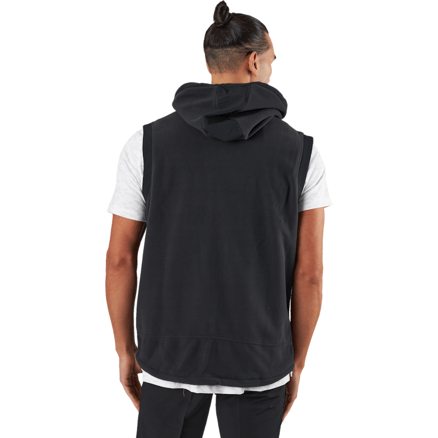 Statement Full-Zip Hooded Vest Black - Bild 3