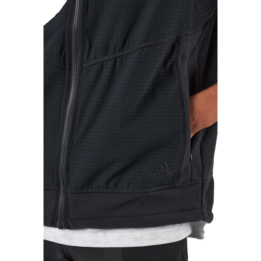 Statement Full-Zip Hooded Vest Black - Bild 5