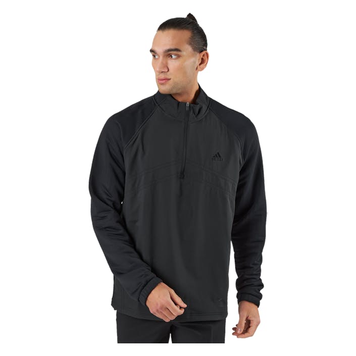 Stmnt 1/4 Zip Black, Male, Kläder, Skjortor, Golf, Svart, XL