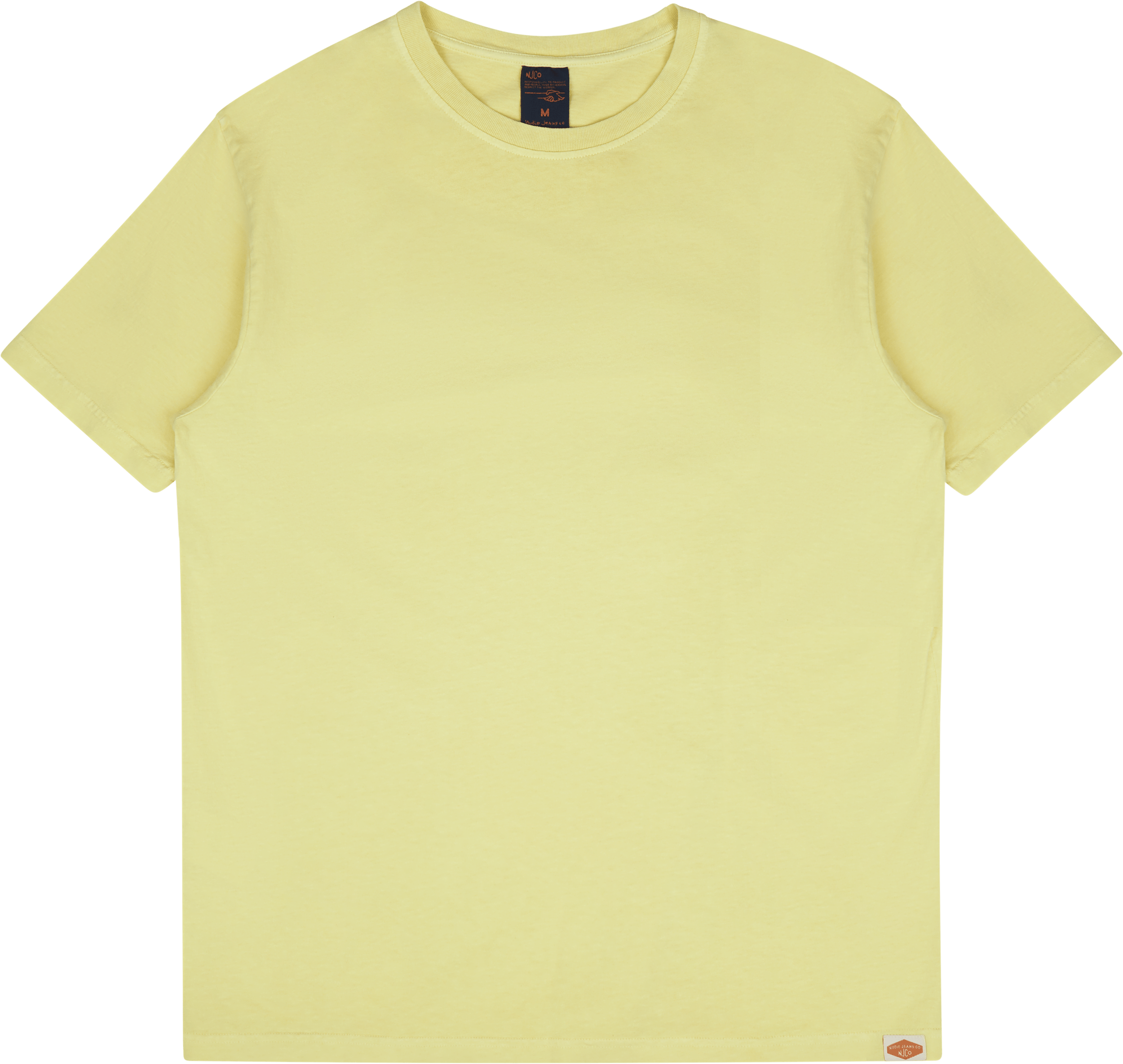 Uno Everyday Tee, Male, Apparels, Tops, Yellow, S