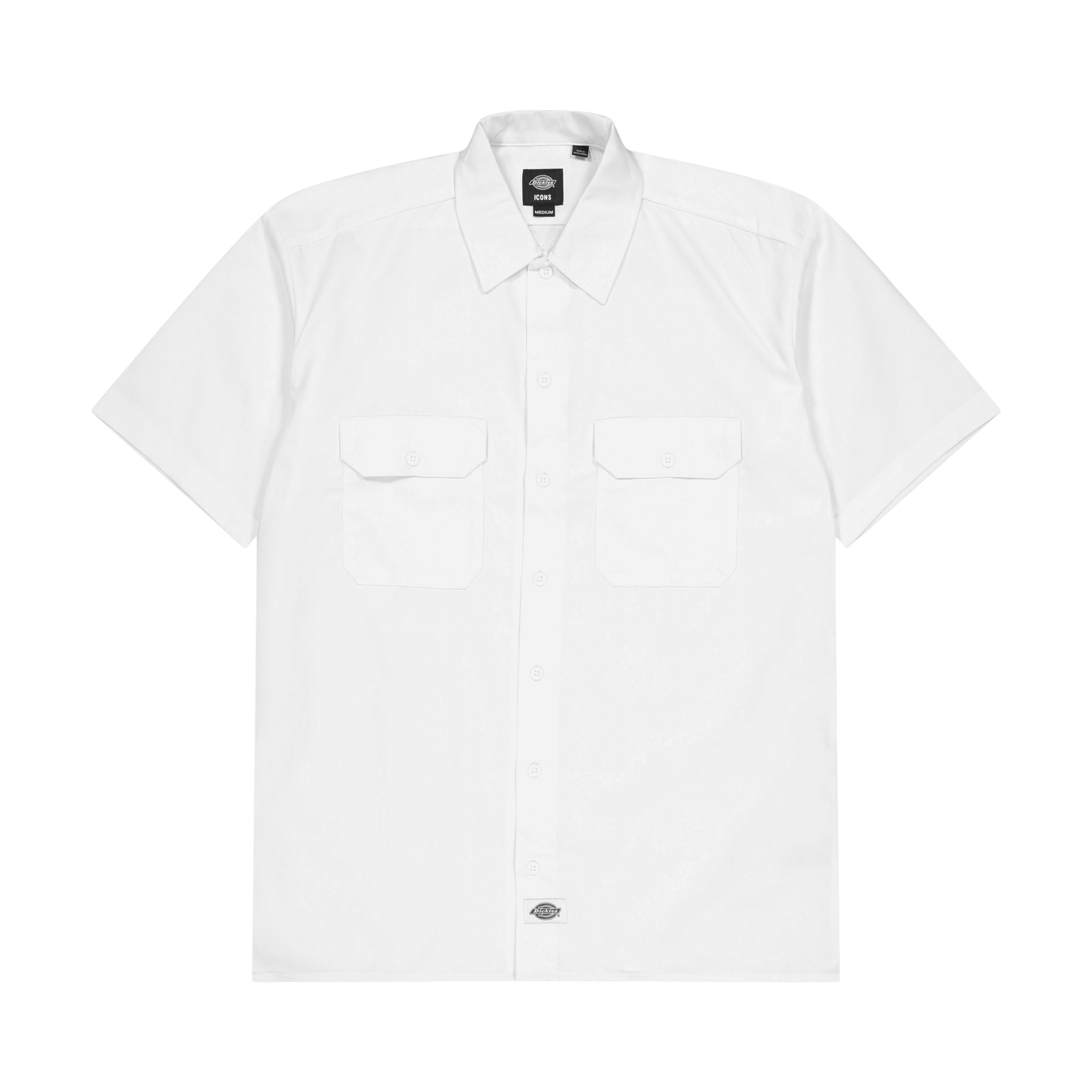 Work Shirt Ss Rec White, Male, Apparels, Tops, White, XL