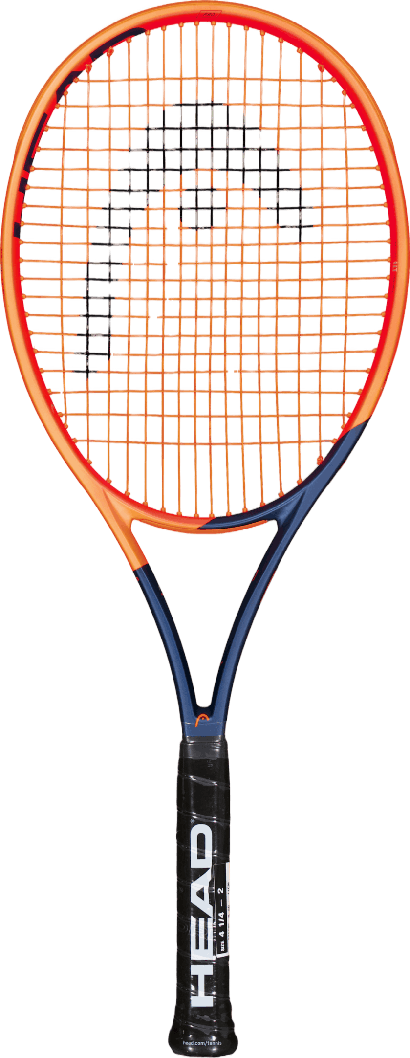 Radical Pro 2023 Orange/navy, Unisex, Ekwipunek, rakiety, Tenis ziemny, Pomarańczowy/Niebieski, 3