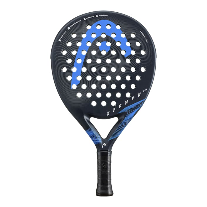 Zephyr Pro 2023 Black/blue, Unisex, Utrustning, racketar, Padel, ONESIZE