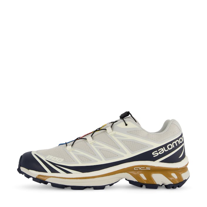 Xt-6 Lunar Rock/dark Sapphire/rubbe, Unisex, Buty, Sneakersy, Wielokolorowy, EU 47 1/3