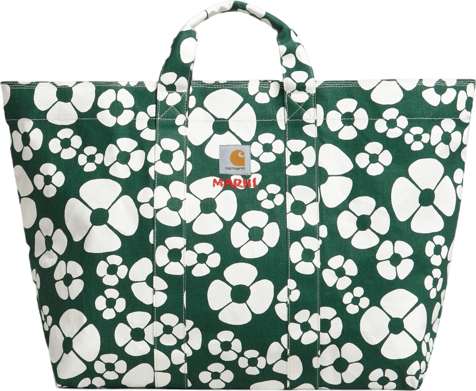 MARNI x CARHARTT WIP SHOPPING BAG, Unisex, Utrustning, väskor & ryggsäckar, Flerfärgad, ONESIZE