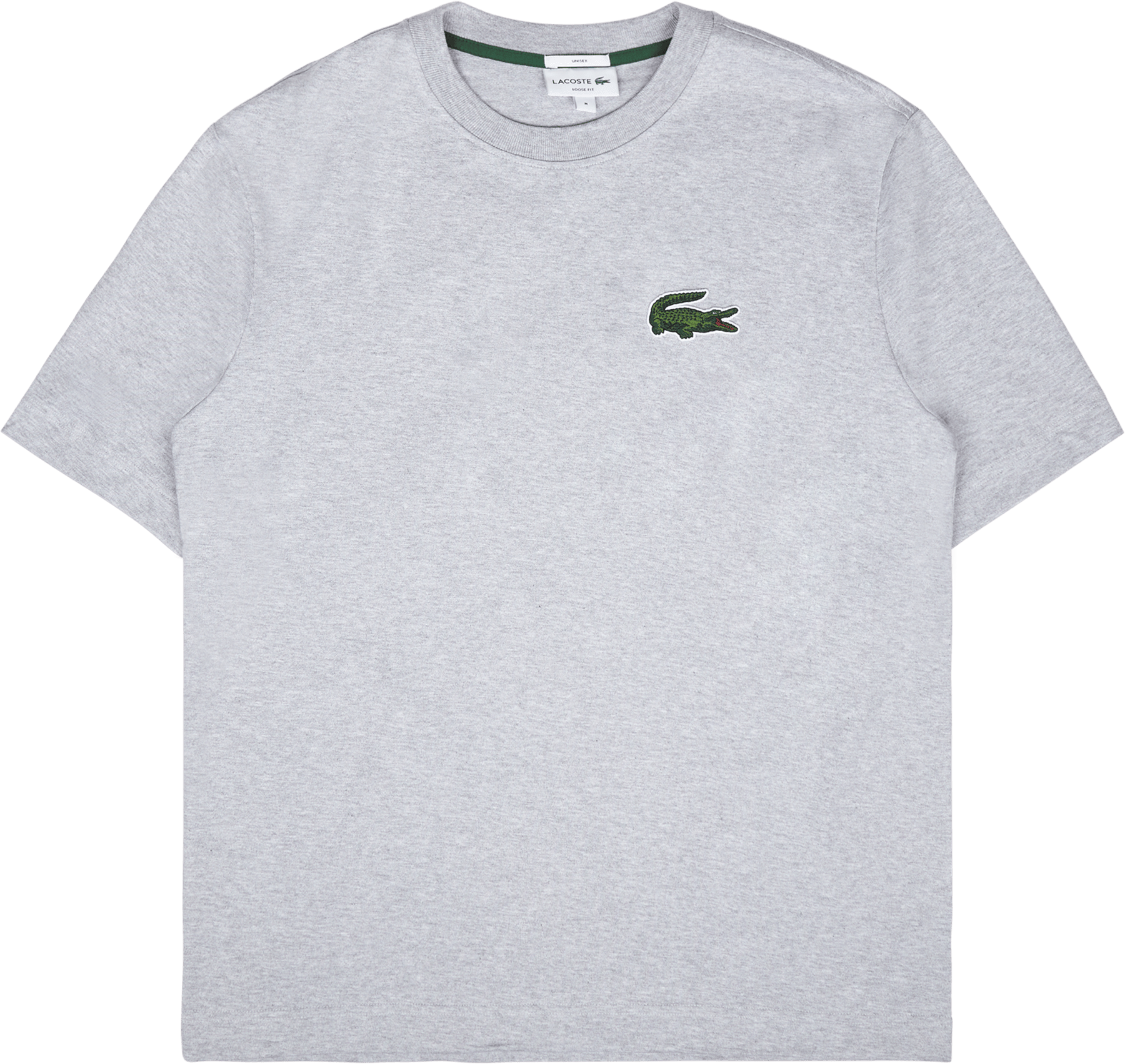 Organic Cotton Logo Tee Silver Chine