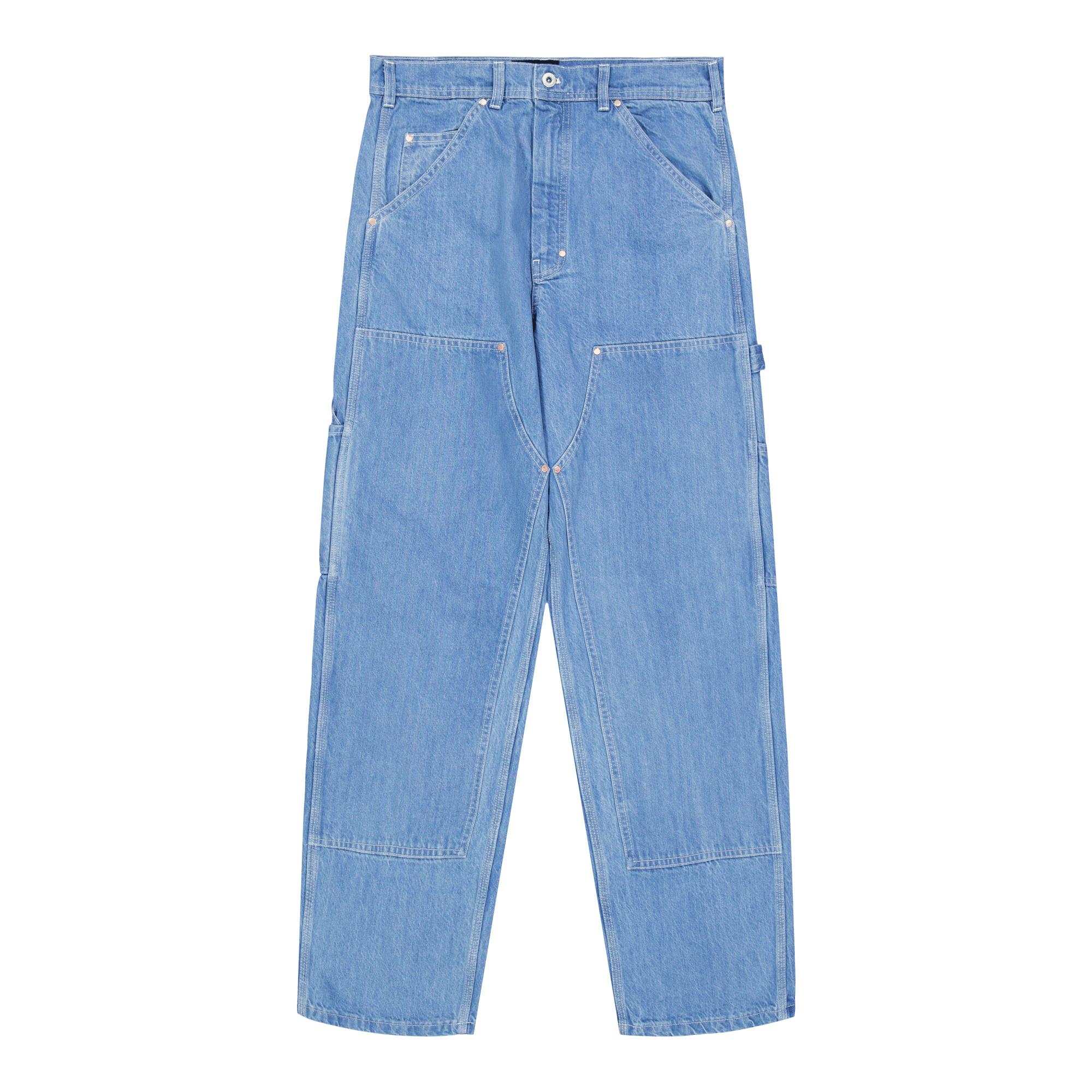 Double Knee Pant Vintage Stonewash Denim