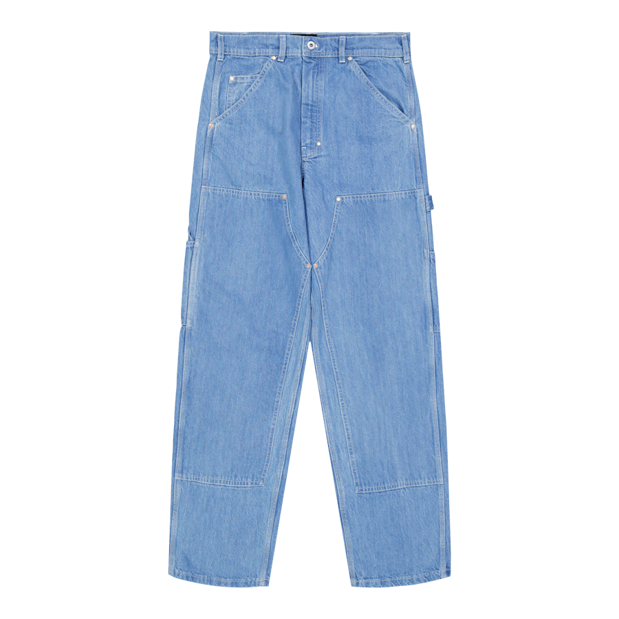 Double Knee Pant Vintage Stonewash Denim