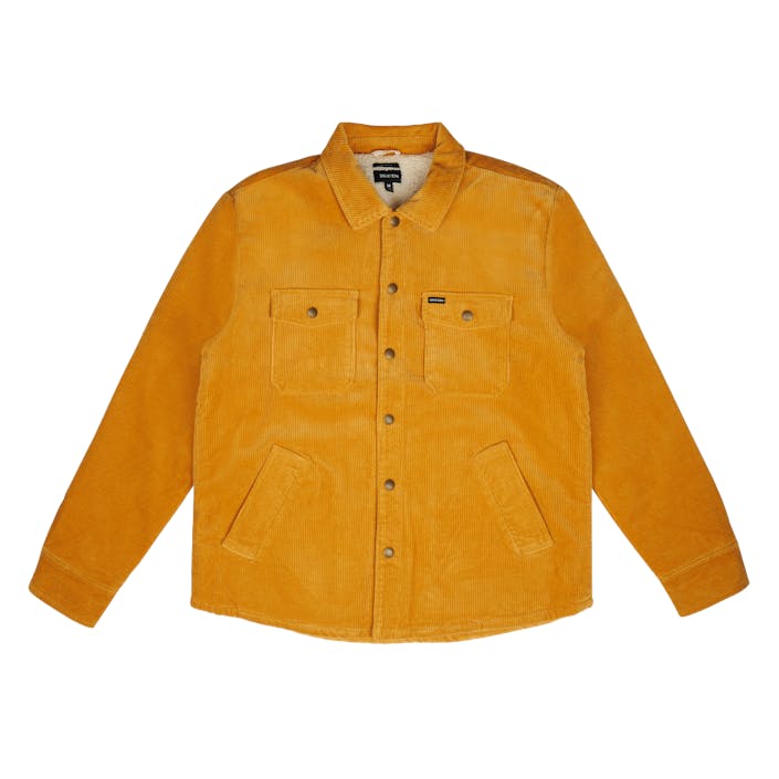 Durham Lined Jacket Bright Gold, Male, Kleding, Overhemden, Geel, XXL