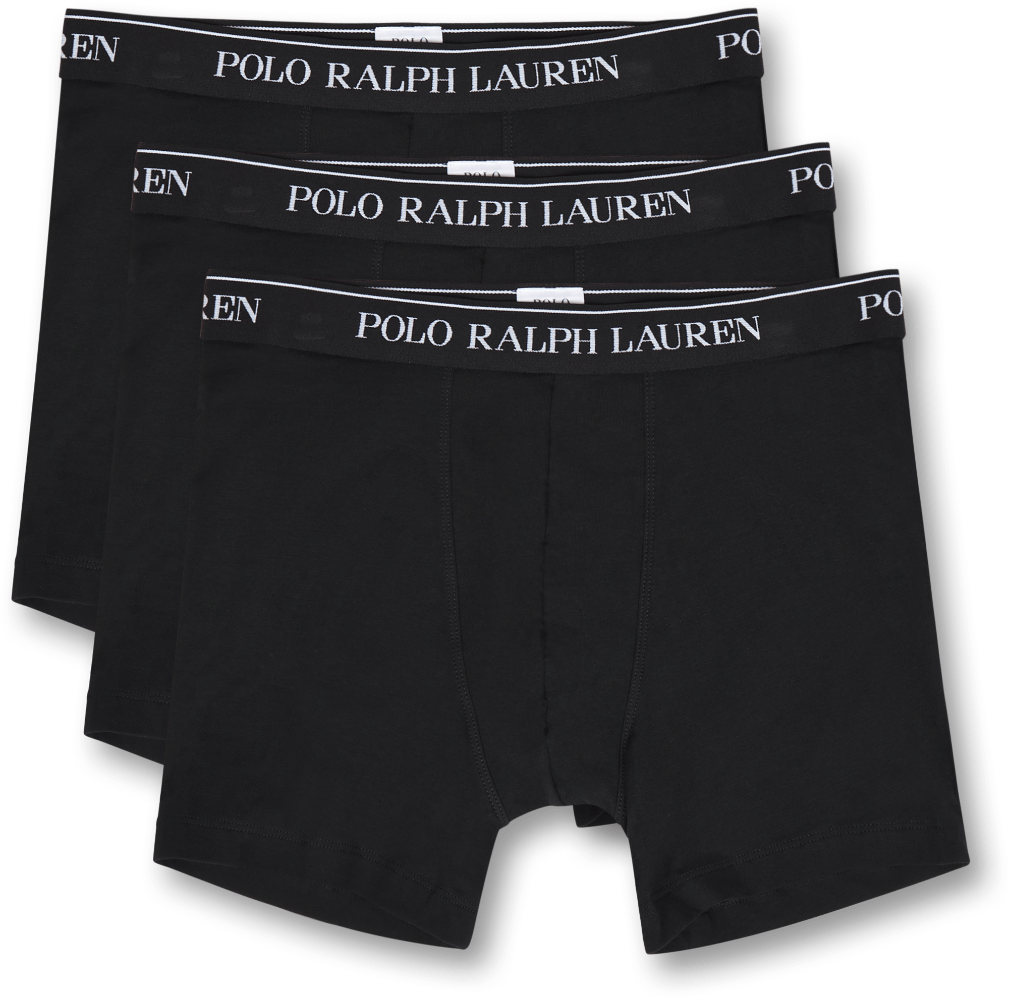 Stretch Cotton Boxer Brief 3-Pack 3PK Polo Blk / Polo Blk / Polo Blk, Male, Odevy, Spodná bielizeň, Čierna, M