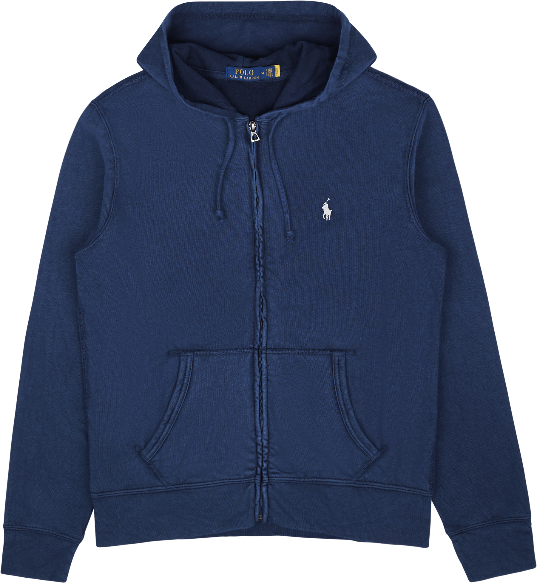 Spa Terry Full-Zip Hoodie Newport Navy